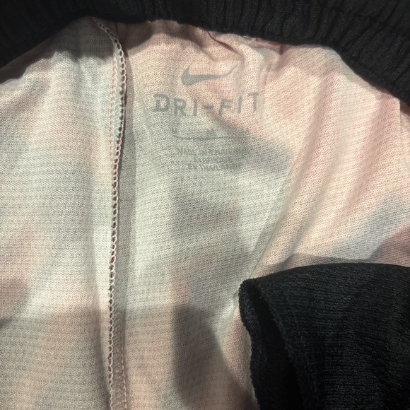 Red and Black Tie-Dye Nike Skeleton Shorts - Picture 5 of 5